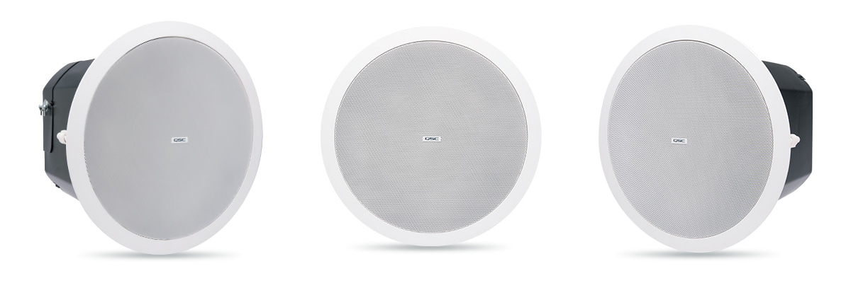 Qsc ad-C.sub-Wh subwoofer a plafón de 6.5 pulgadas de 100w